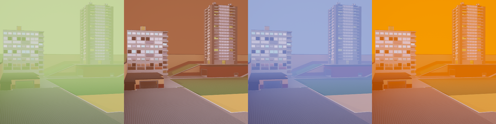 Various fog ambient colors