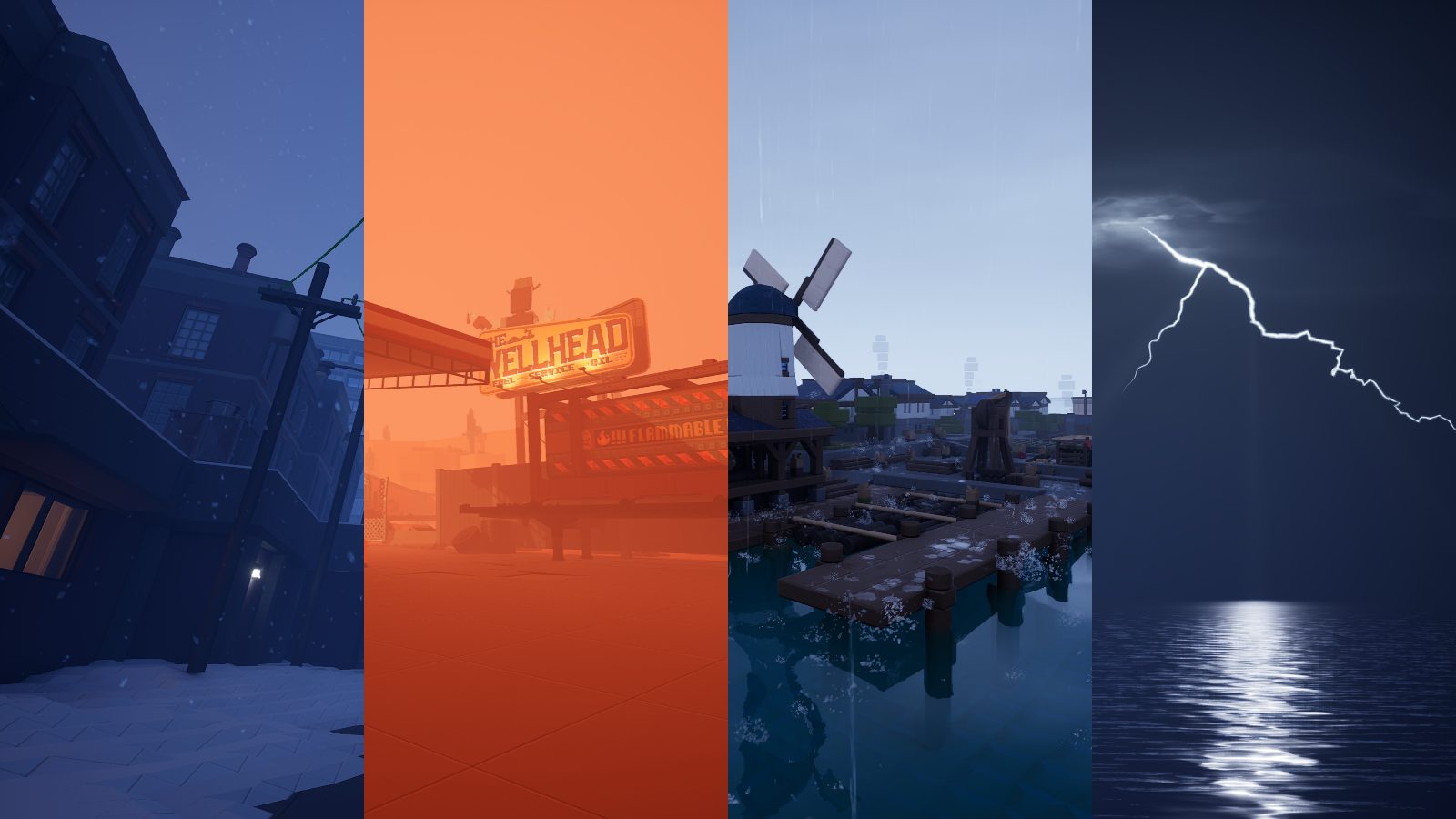 Various weather conditions