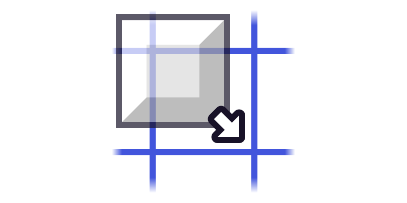 Aligning object to grid