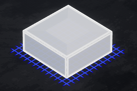 1/10x grid snap, horizontal