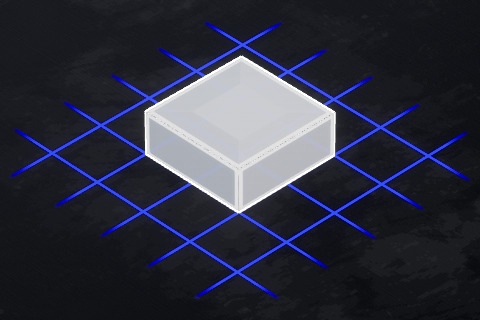 1/2x grid snap, horizontal