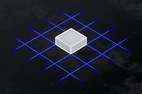 1x grid snap, horizontal