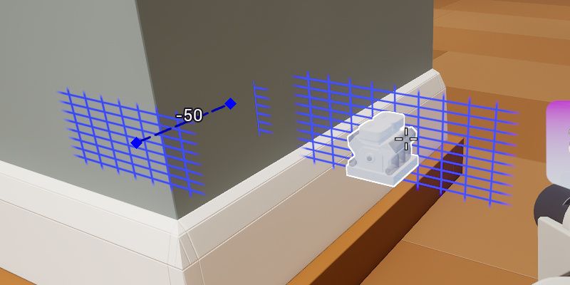Mouse mode plane locking, scrolled by 50 units (5 studs)