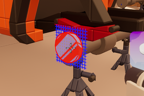 Builder after picking colors