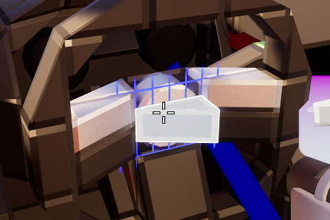 Builder before picking bricks