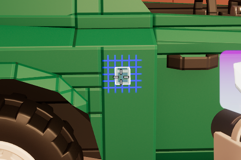 Builder after picking colors