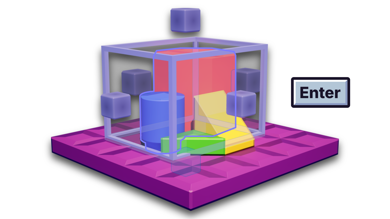 Selecting objects in selection box area