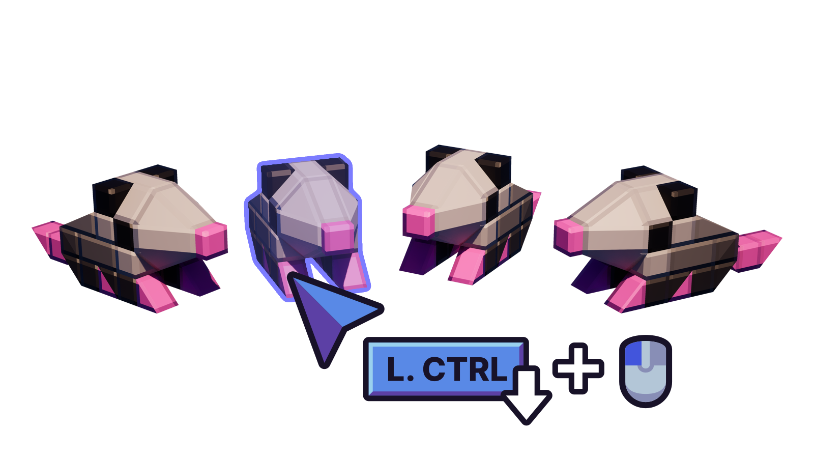 Toggling select on a deselected entity
