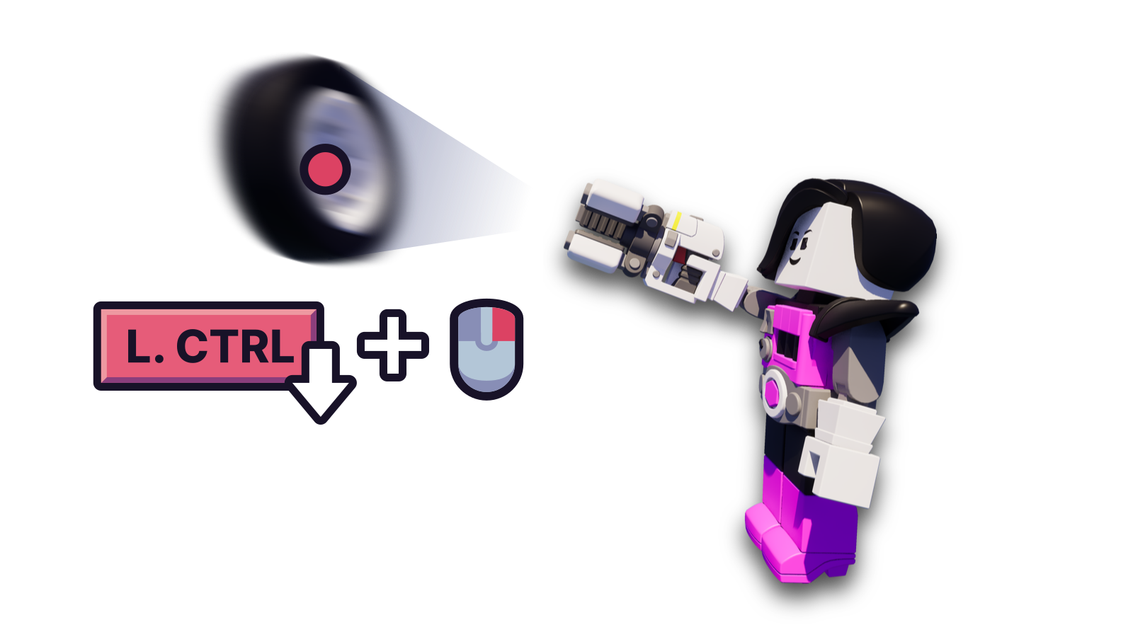 An entity getting launched by the Manipulator